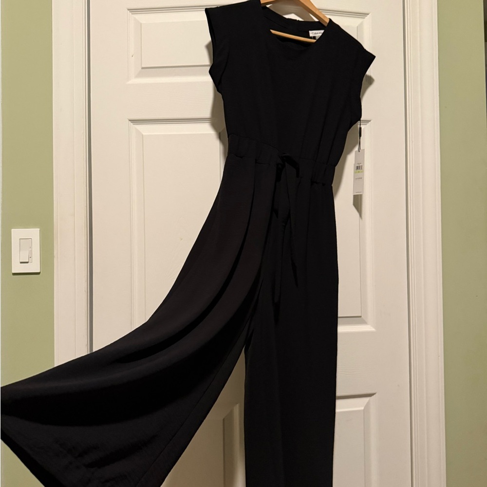 Calvin Klein Classic Black‎ Sleeveless Jumpsuit
